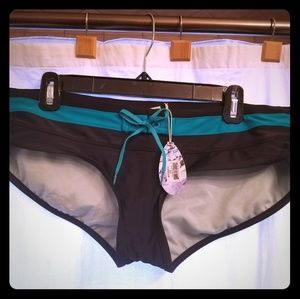 Prana Boy Shorts Bikini Bottoms
